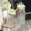 Simple water cup for girls with straw, high appearance level, summer student portable double drinking cup for girls 2026 new style cup Application Scenario